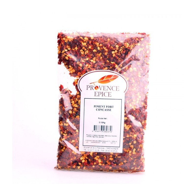 Piment fort concassé 100g