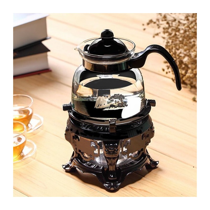 Réchaud pour thé ou fondu en fer