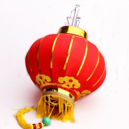 Lanterne chinoise rouge doré 