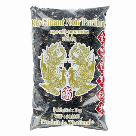 Riz gluant noir Oiseaux Céleste 1kg