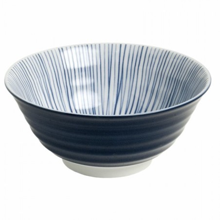 BOL MOTIF RAYURES 15CM