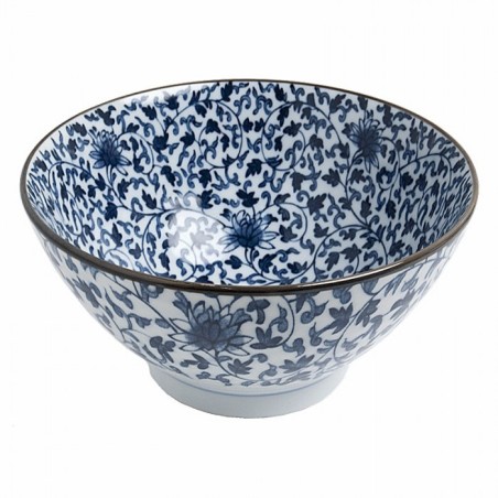BOL BLEU LOTUS 18CM