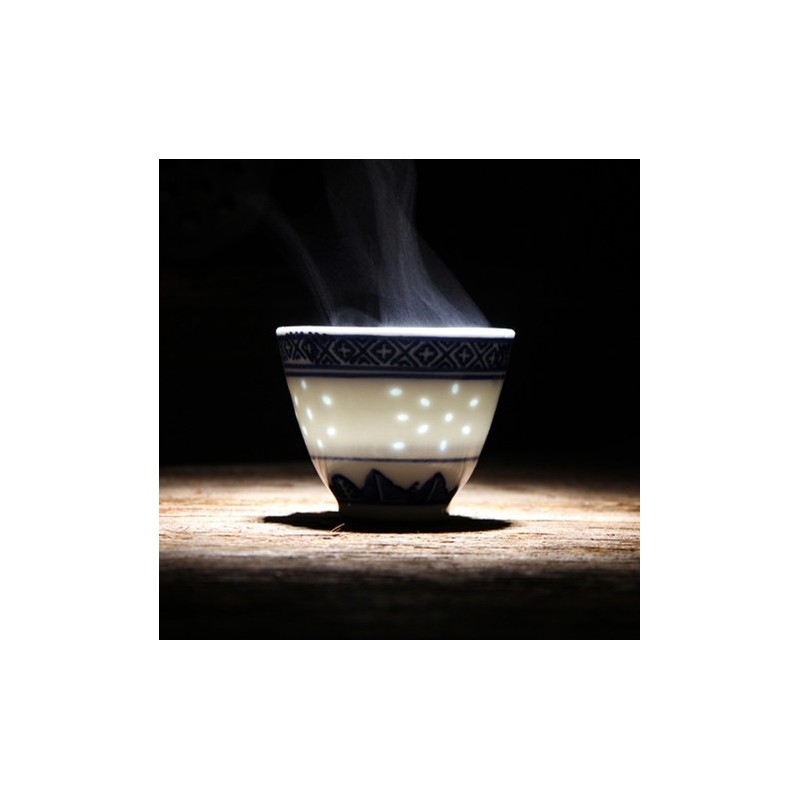 Tasse design \"grains de riz\"