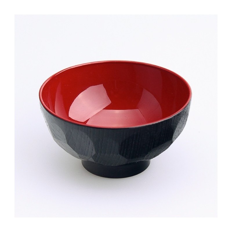 Bol rouge et noir 12cm diamètres