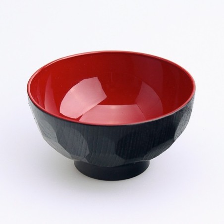 Bol rouge et noir 12cm diamètres