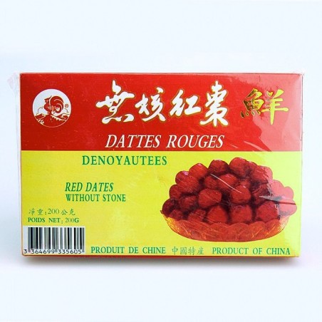 Dattes rouges dénoyautées 180g