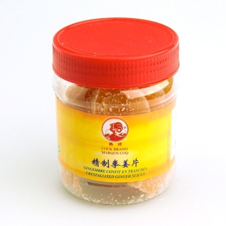 Gingembre confit en tranches 150g