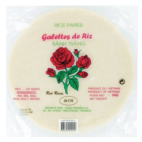 Galettes de riz 28cm Red Rose 1kg