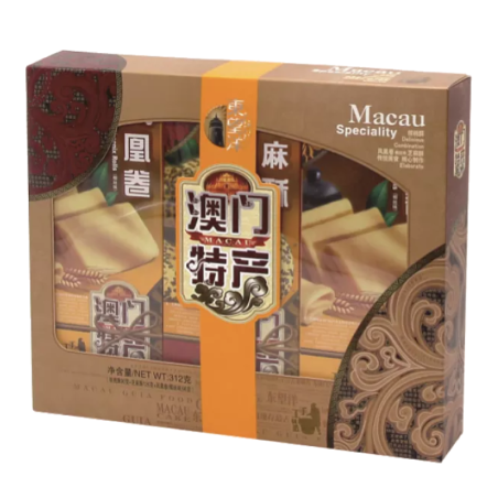 Assortiment de 3 biscuits Macao speciality - 312 g