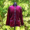 Veste en velours violette  