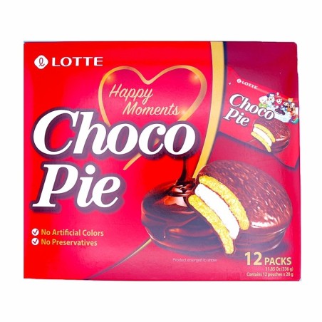 Choco Pie - Lotte - 12 portions individuelles