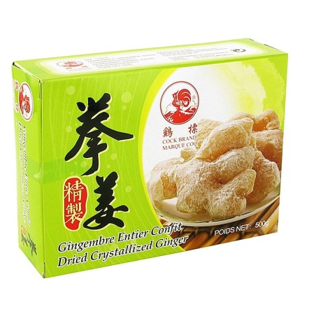 Gingembre confit entier - Cock Brand-500g