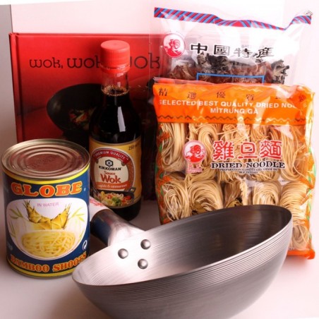 Kit wok avec feuille de recette