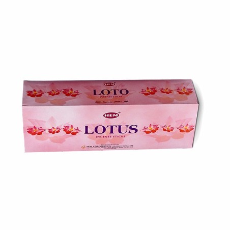 Encens Charbon de bois - Hem Lotus 8 bâtons