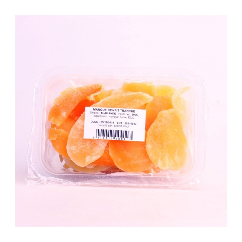 Mangue confit tranche 300g