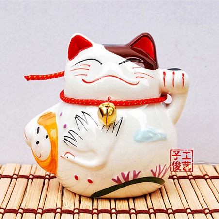 Tirelire chat \"Maneki\"-10cm