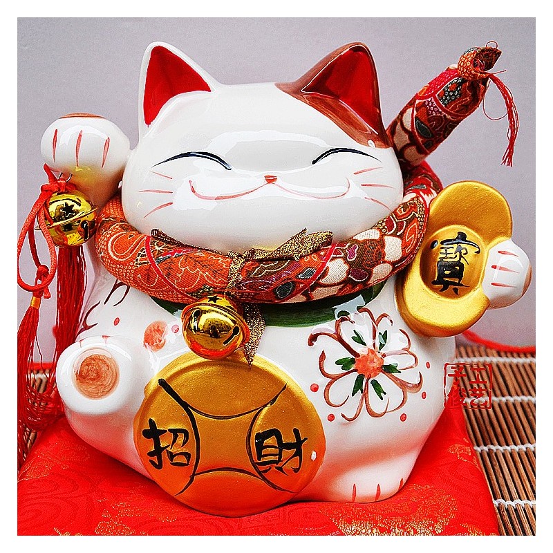 Tirelire chat \"Maneki\"-22cm