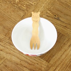 Mini Fourchette en bois-