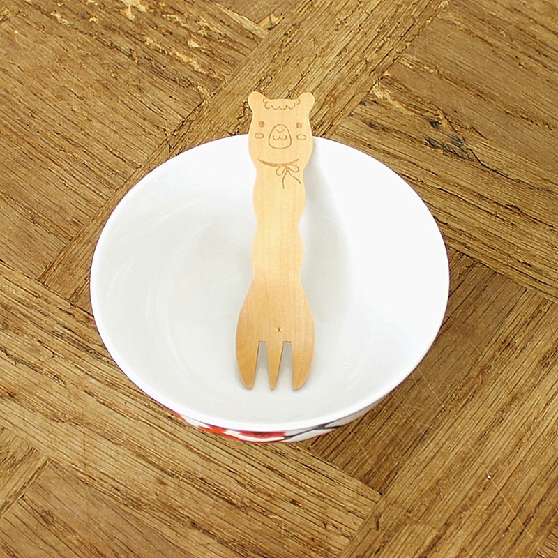 Mini Fourchette en bois-
