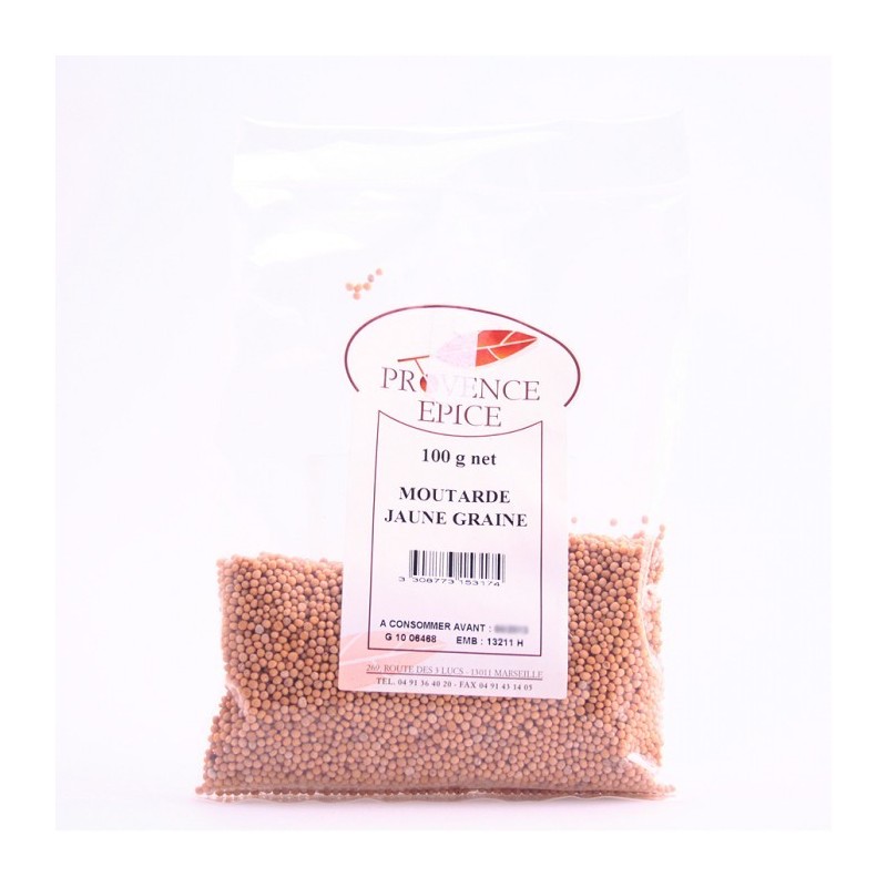 Moutarde jaune grain 100g