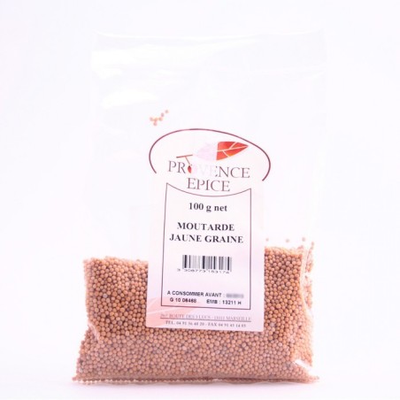 Moutarde jaune grain 100g