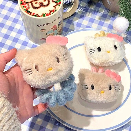 Elastique pour cheveux \"Hello Kitty\"-différents coloris