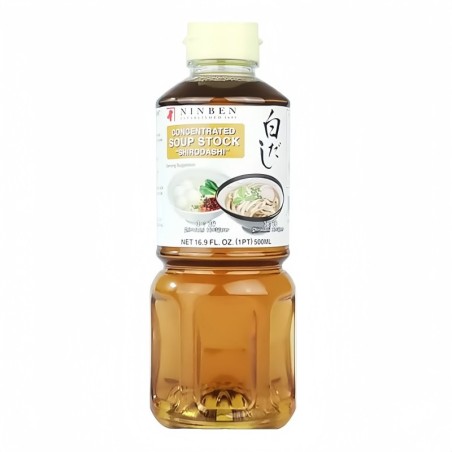 Bouillon Shirodashi 500ml Ninben – Dashi Concentré pour Soupes Japonaises