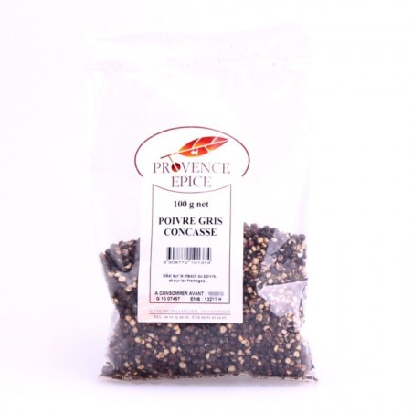 Poivre gris concassé 100g