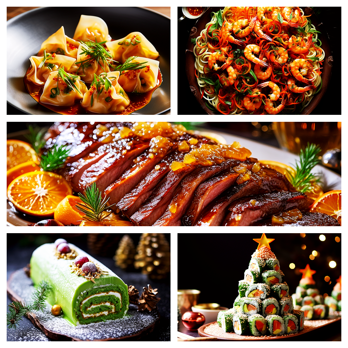 Recettes festives asiatiques 