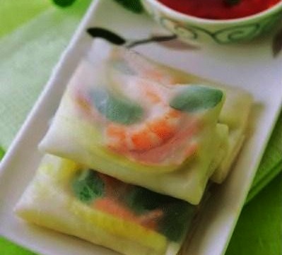 ROULEAUX DE PRINTEMPS CARRÉS