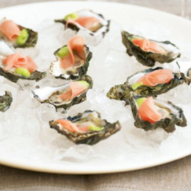 LES HUÎTRES SASHIMI