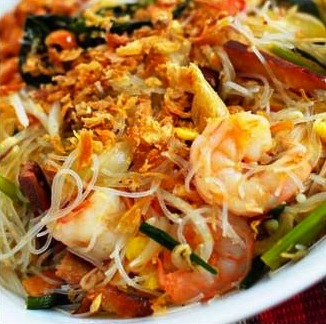 VERMICELLES SAUTÉES AUX CREVETTES