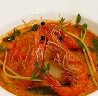 CREVETTES AU CURRY ROUGE