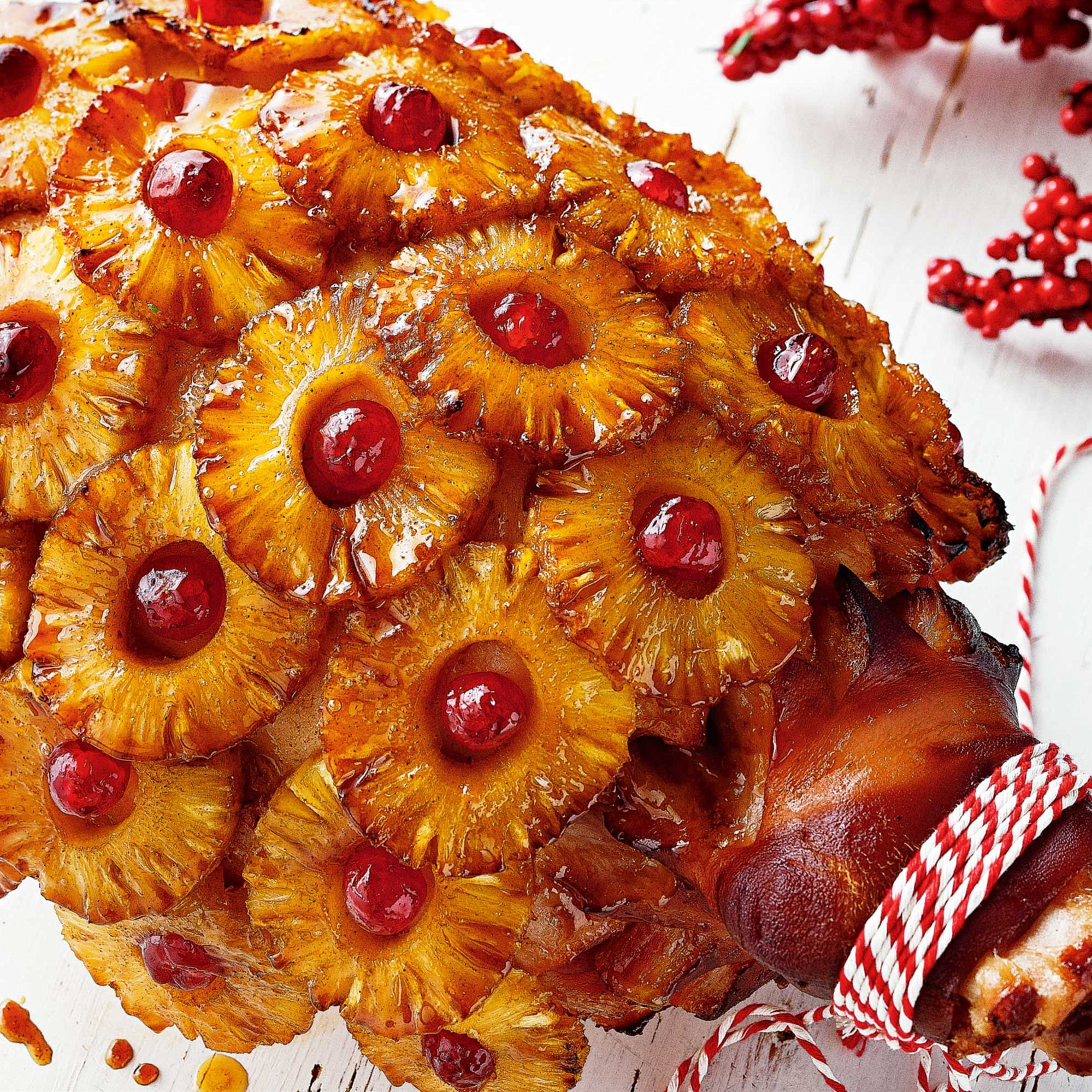 Jambon de noël antillais avec ananas