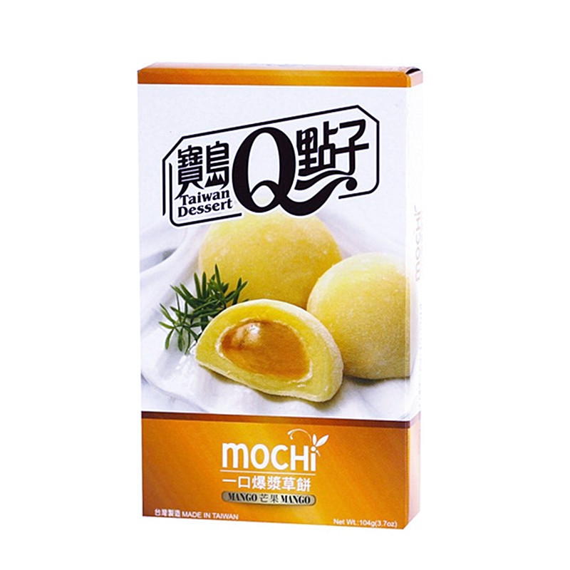 Mochi saveur Mangue Taiwan Dessert 104g