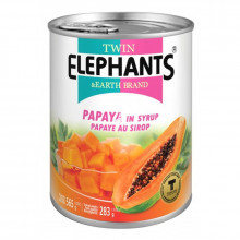 Papaye au sirop- Twin Elephant- 565g