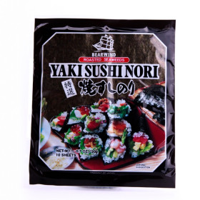 Algue nori pour sushi 10 feuilles 20g