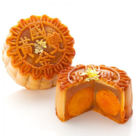 Boîte de gâteaux de la lune au lotus (1 jaunes d'œuf)-4*180g