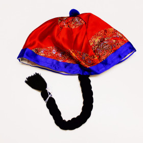 Chapeau Traditionnel Chinois pour Enfant (Modèle aléatoire)