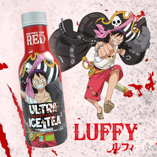Ultra Ice Tea Red Luffy"-One Piece-500ml