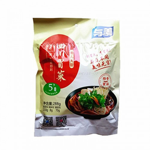 Konjac et légumes instantanés saveur champignons ( Mao Cai ) - Yumei-288g 