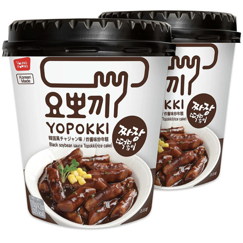 Gâteau de riz Coréen "Topokki" Jjajang- Young Poong - 140g