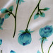 Tunique/Robe fleurs bleues
