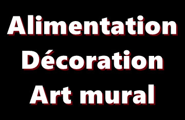 Alimentation décoration art mural